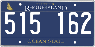 RI license plate 515162