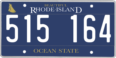 RI license plate 515164