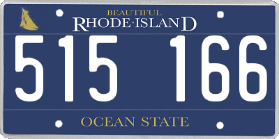 RI license plate 515166