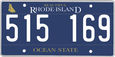 RI license plate 515169