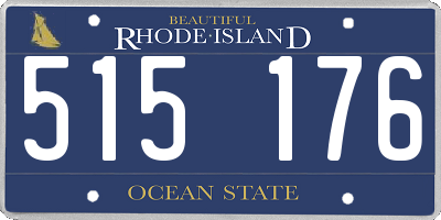 RI license plate 515176