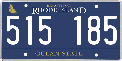 RI license plate 515185