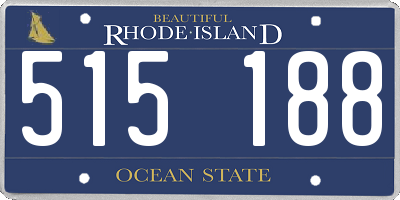 RI license plate 515188