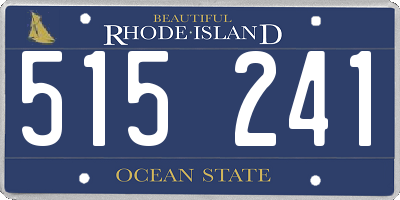 RI license plate 515241