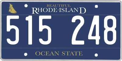 RI license plate 515248