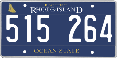 RI license plate 515264