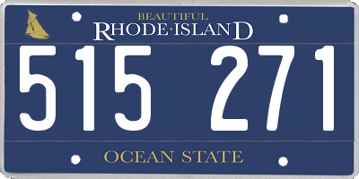 RI license plate 515271