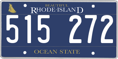 RI license plate 515272