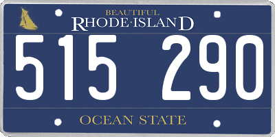 RI license plate 515290