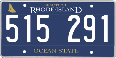 RI license plate 515291