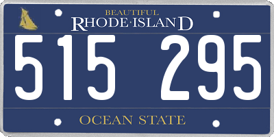 RI license plate 515295