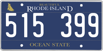 RI license plate 515399