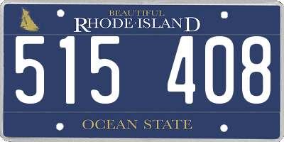 RI license plate 515408