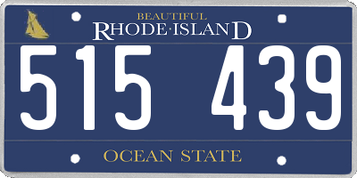 RI license plate 515439