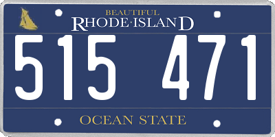 RI license plate 515471