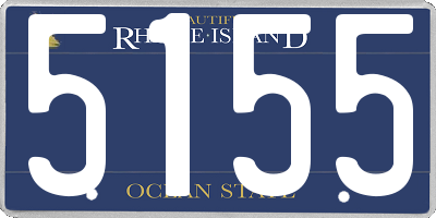RI license plate 5155