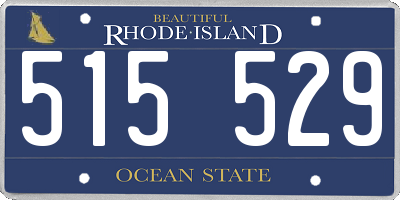 RI license plate 515529