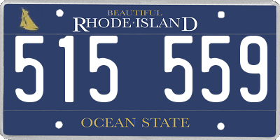 RI license plate 515559