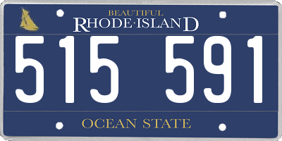 RI license plate 515591