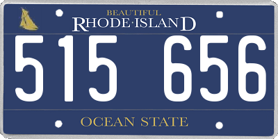 RI license plate 515656