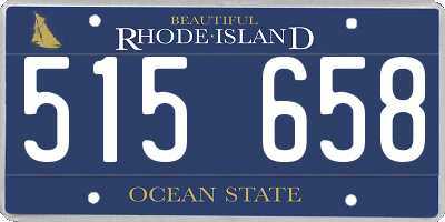 RI license plate 515658