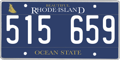 RI license plate 515659