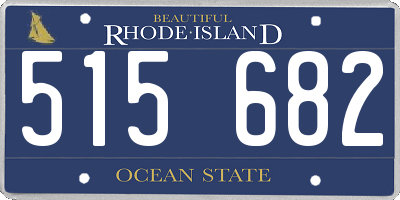 RI license plate 515682