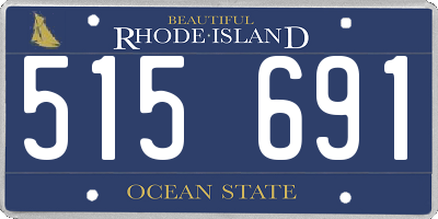 RI license plate 515691