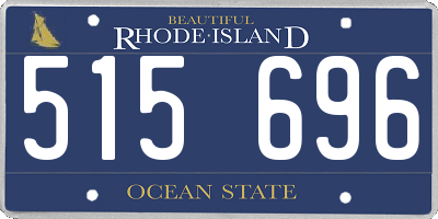 RI license plate 515696