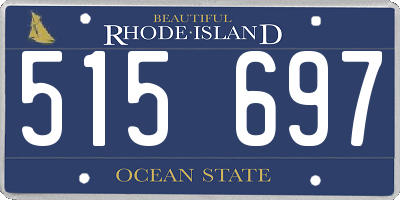 RI license plate 515697
