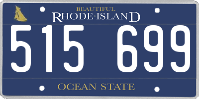 RI license plate 515699