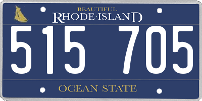 RI license plate 515705