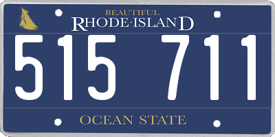 RI license plate 515711