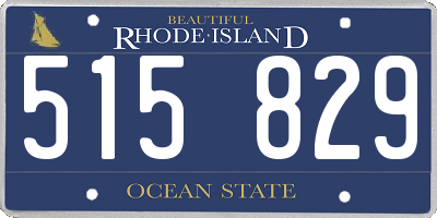 RI license plate 515829