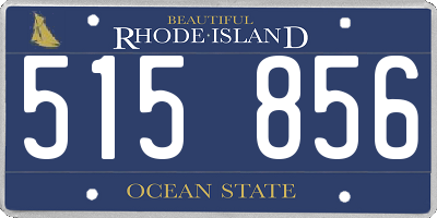 RI license plate 515856