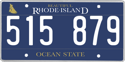 RI license plate 515879