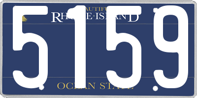RI license plate 5159