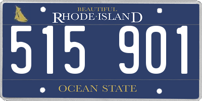 RI license plate 515901