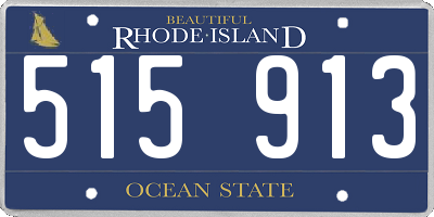 RI license plate 515913