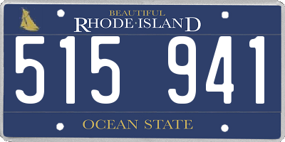 RI license plate 515941