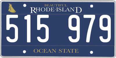 RI license plate 515979