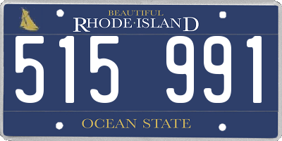 RI license plate 515991