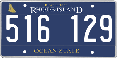 RI license plate 516129