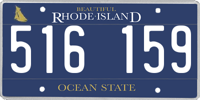 RI license plate 516159