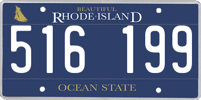 RI license plate 516199