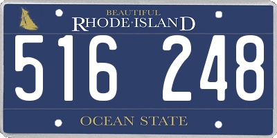 RI license plate 516248