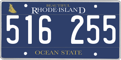 RI license plate 516255