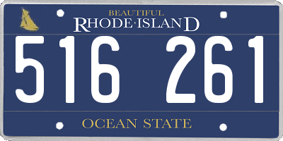 RI license plate 516261