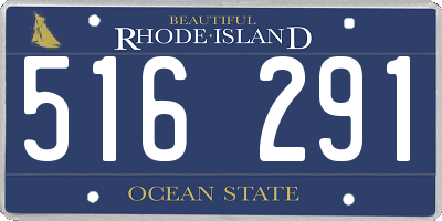 RI license plate 516291