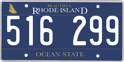 RI license plate 516299